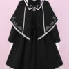 Late Autumn Chapel Retro Gothic Lolita Long Sleeves Dress And Shawl -MIMY Lolita Shop 5 500x672 106