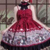 Magic Tea Party- Garden Restaurant Series JSK Bowknot Sweet Lolita Sling Dress -MIMY Lolita Shop 5 500x672 204