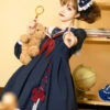 Star Falling Series OP Navy Blue Sweet Lolita Navy Collar Long Sleeve Dress