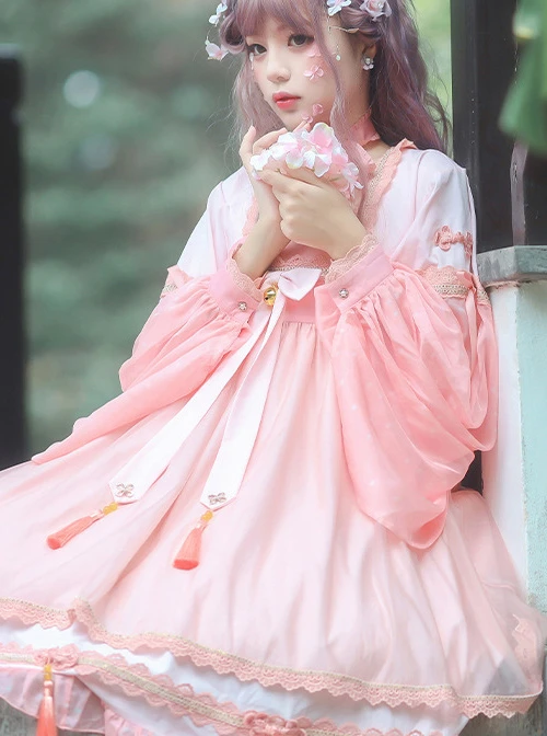Koi Series OP Chinese Style Sweet Lolita Long Sleeve Dress 3 Koi Series OP Chinese Style Sweet Lolita Long Sleeve Dress