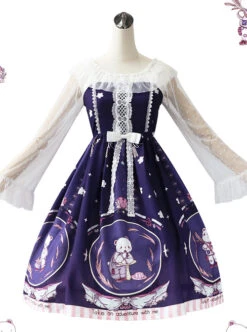 The Little Bear's Adventures Series Sweet Lolita Sling Dress -MIMY Lolita Shop 5 500x672 259