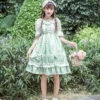 Cute Lace-up Bowknot Lace Sweet Lolita Sling Backless Dress -MIMY Lolita Shop 5 500x672 262