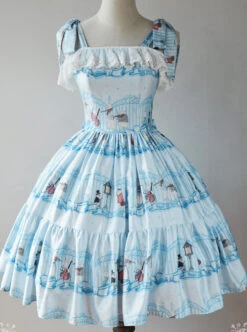 Magic Tea Party Wonderland Quartet Series JSK Sweet Lolita Sleeveless Dress -MIMY Lolita Shop 5 500x672 305
