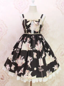 Oil Painting Angel Series JSK Sweet Lolita Sling Dress -MIMY Lolita Shop 5 500x672 324
