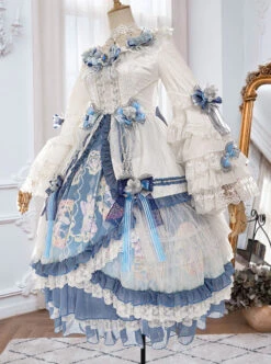 Vivienne Series Elegant Gorgeous Tea Party Style Classic Lolita Dress -MIMY Lolita Shop 5 500x672 406