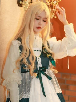 Chant Of The Temple Series JSK Classic Lolita Sleeveless Dress -MIMY Lolita Shop 5 500x672 410