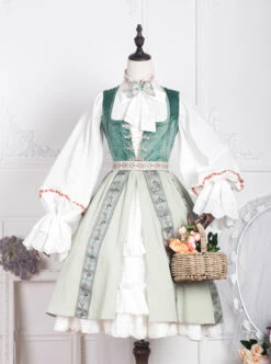 Anna Polka Series Embroidery Retro Classic Lolita Jumper Dress -MIMY Lolita Shop 5 500x672 468