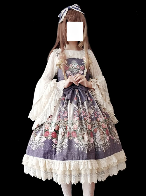 Royal Murals Series Classic Lolita Sling Dress 3 Royal Murals Series Classic Lolita Sling Dress