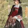 Japanese Girl Spring Summer Print Classic Lolita Sleeveless Dress Shirt Coat Suit -MIMY Lolita Shop 5 500x672 503