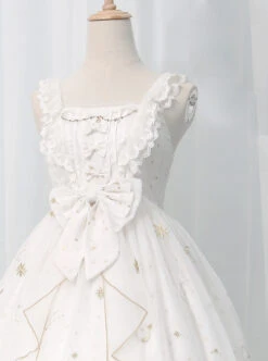 *The Night Of Stars And Moon* JSK High Waist Gradient Classic Lolita Sleeveless Starry Sky Dress -MIMY Lolita Shop 5 500x672 504