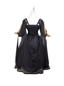 Horus' Nightmare Series Gorgeous Golden Print Black Ancient Egypt Exotic Classic Lolita Sleeveless Dress Set -MIMY Lolita Shop 5 500x672 523