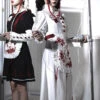 Scarlet Cross Series OP Long Style Blood Printing Halloween Nurse Gothic Lolita Long Sleeve Dress -MIMY Lolita Shop 5 500x672 53