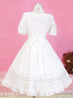Pure Color Short Sleeves Classic Lolita Dress -MIMY Lolita Shop 5 500x672 549