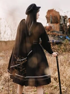 Loyal Chariot Series Military Style Handsome Detachable Brooch Irregular Hem Design Punk Lolita Long-Sleeved Dress Set 13 Loyal Chariot Series Military Style Handsome Detachable Brooch Irregular Hem Design Punk Lolita Long-Sleeved Dress Set -MIMY Lolita Shop 5 500x672 609
