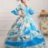 Palace Style Polychromatic Retro Lolita Prom Dress -MIMY Lolita Shop 5 500x672 616