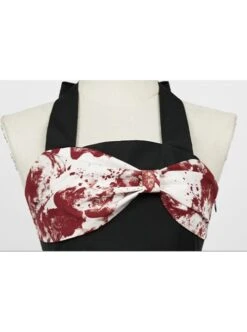 Large Bow High Waist Print Elegant Halter Detachable Belt Irregular Gothic Lolita Sleeveless Dress -MIMY Lolita Shop 5 500x672 71