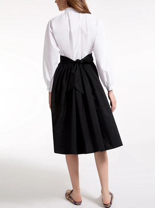 Black And White Cotton Long Sleeve Gothic Lolita Dress 3 Black And White Cotton Long Sleeve Gothic Lolita Dress