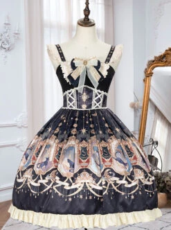 Explore The Stars Series JSK Sweet Lolita Sling Dress And Short Coat Set -MIMY Lolita Shop 6 500x672 151