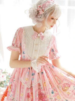 Blueberry Berry Series OP Printing Sweet Lolita Short Sleeve Dress -MIMY Lolita Shop 6 500x672 175