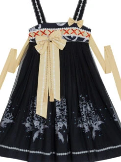 Retro High Waist Chinese Style JSK Sweet Lolita Sling Dress And Shirt Set -MIMY Lolita Shop 6 500x672 191