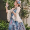Moonlit Forest Series JSK Blue Chiffon Sweet Lolita Sling Dress