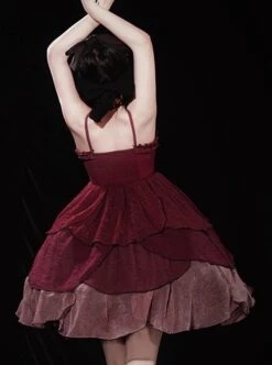 No Man's Land Rose Series Black Jacquard Gradient Petal Hem Gothic Lolita Sleeveless Dress 9 No Man's Land Rose Series Black Jacquard Gradient Petal Hem Gothic Lolita Sleeveless Dress -MIMY Lolita Shop 6 500x672 26