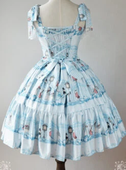 Magic Tea Party Wonderland Quartet Series JSK Sweet Lolita Sleeveless Dress -MIMY Lolita Shop 6 500x672 266