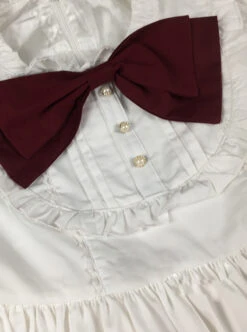 Bowknot Heart-shaped Pattern Sweet Lolita Long Sleeve Dress -MIMY Lolita Shop 6 500x672 283