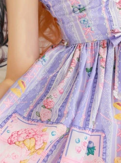 Blueberry Berry Series JSK Little High Waist Sweet Lolita Sling Dress -MIMY Lolita Shop 6 500x672 296