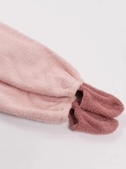 Tuantuan Series Animal Theme Blobfish Childlike Ugly Cute Big Nose Pink Sweet Lolita Hooded Long Sleeves Dress Nightdress -MIMY Lolita Shop 6 500x672 304