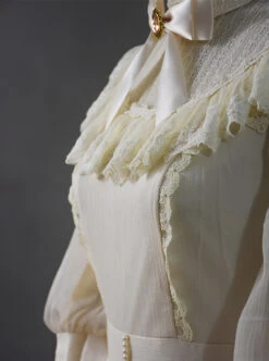 Retro Palace Slim Lace Long Style Classic Lolita Long Sleeve Dress -MIMY Lolita Shop 6 500x672 327