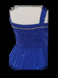 *Star Dream Magic Array* Series JSK Classic Lolita Blue Sling Dress -MIMY Lolita Shop 6 500x672 357