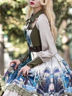 Abyss Series OP Classic Lolita Long Sleeve Dress -MIMY Lolita Shop 6 500x672 369