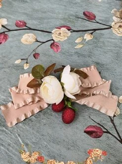 Flower And Grass Collection Series JSK Blue Floral Print Elegant Classic Lolita Sleeveless Dress Suit -MIMY Lolita Shop 6 500x672 417