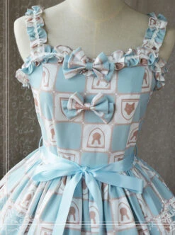 Magic Tea Party War Of Thrones Series Printing Classic Lolita Sling Dress Version 2 -MIMY Lolita Shop 6 500x672 423