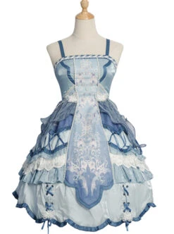 Phoenix Chirping Series JSK Chinese Style Classic Lolita Sling Dress 12 Phoenix Chirping Series JSK Chinese Style Classic Lolita Sling Dress -MIMY Lolita Shop 6 500x672 428