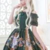 Prophetic Poem Series Multicolor Vintage Cotton Print JSK Classic Lolita Sleeveless Dress -MIMY Lolita Shop 6 500x672 434