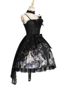 Virgin Flower Series JSK Gothic Lolita Light Hanayome Tea Party Sling Dress -MIMY Lolita Shop 6 500x672 46