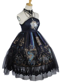 Divine Salvation Series Retro Gothic Lolita Sling Dress -MIMY Lolita Shop 6 500x672 47