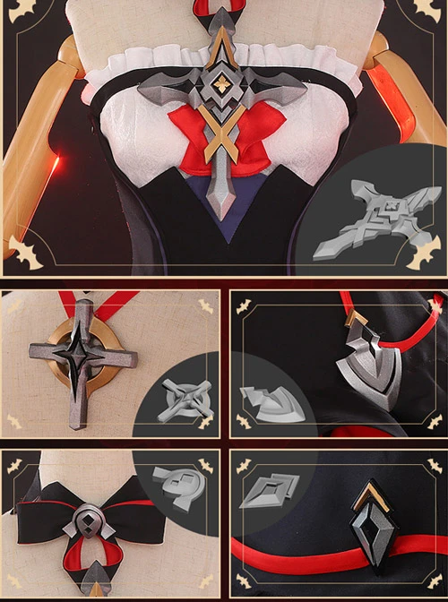 Honkai Impact 3 Delissa Gothic Dress Cosplay Set 4 Honkai Impact 3 Delissa Gothic Dress Cosplay Set - Image 2