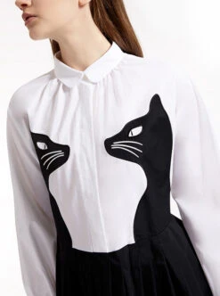 Black And White Cotton Long Sleeve Gothic Lolita Dress 16 Black And White Cotton Long Sleeve Gothic Lolita Dress -MIMY Lolita Shop 6 500x672 83