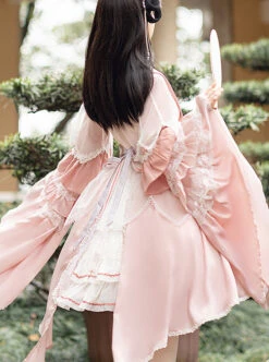 Cherry Blossom Festival Series OP Chinese Style Element Sweet Lolita Long Sleeve Dress 15 Cherry Blossom Festival Series OP Chinese Style Element Sweet Lolita Long Sleeve Dress -MIMY Lolita Shop 7 500x672 143