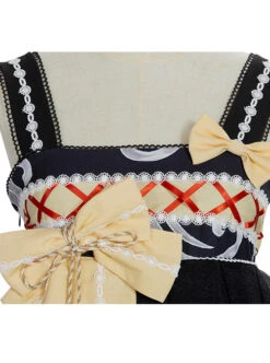 Retro High Waist Chinese Style JSK Sweet Lolita Sling Dress And Shirt Set -MIMY Lolita Shop 7 500x672 151