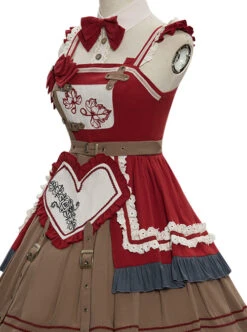 Berry Icing Series JSK Retro Pastoral Sweet Lolita Sling Dress -MIMY Lolita Shop 7 500x672 158