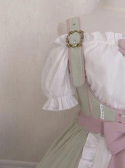 Tulip Garden Series Spring Small Fresh Tulip Embroidery Lacing Sweet Lolita Sleeveless Dress Set 15 Tulip Garden Series Spring Small Fresh Tulip Embroidery Lacing Sweet Lolita Sleeveless Dress Set -MIMY Lolita Shop 7 500x672 165