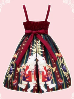Circus Rabbit Series JSK Bowknot Retro Sweet Lolita Sling Dress -MIMY Lolita Shop 7 500x672 186