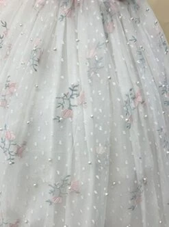 Delicate Pearl Lily Of The Valley Embroidered Detachable Bow Brooch Rose Flower Belt Sweet Lolita Sling Dress -MIMY Lolita Shop 7 500x672 193