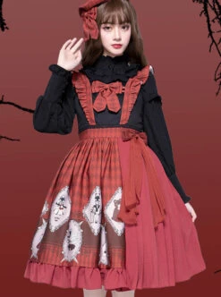 Ten Little Indians Series JSK Gothic Lolita Sling Dress -MIMY Lolita Shop 7 500x672 20