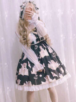 Oil Painting Angel Series JSK Sweet Lolita Sling Dress -MIMY Lolita Shop 7 500x672 224