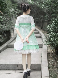 Camellia Series Chinese Style Embroidery High Waist Lolita Dress -MIMY Lolita Shop 7 500x672 247